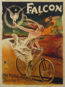 FALCON BICYCLE ADVERTISING POSTER