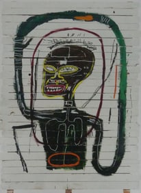 JEAN-MICHEL BASQUIAT 'FLEXIBLE' OFFSET LITHOGRAPH