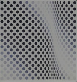 BRIDGET RILEY 'PAUSE' LITHOGRAPH