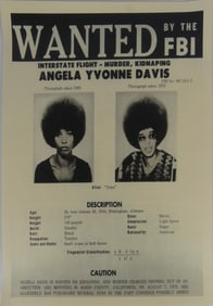 ANGELA YVONNE DAVIS FBI WANTED POSTER