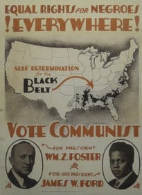 FOSTER & FORD COMMUNIST PARTY POSTER