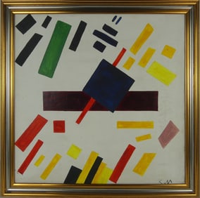KASIMIR MALEVICH (AFTER) COMPOSITION OIL ON CANVAS