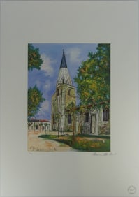 MAURICE UTRILLO 'EGLISE SAINTE-MARIE' LITHOGRAPH