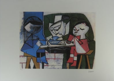 PABLO PICASSO 'BREAKFAST' LITHOGRAPH
