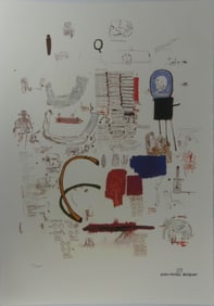 JEAN-MICHAEL BASQUIAT 'ODALISQUE' LITHOGRAPH