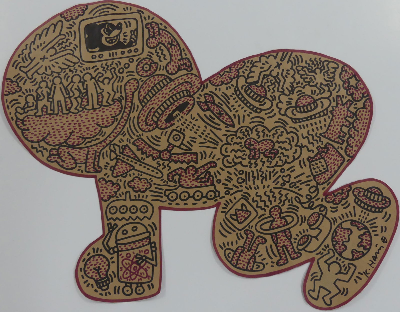 KEITH HARING 'RADIANT BABY' CONTOUR DRAWING (1 of 7)