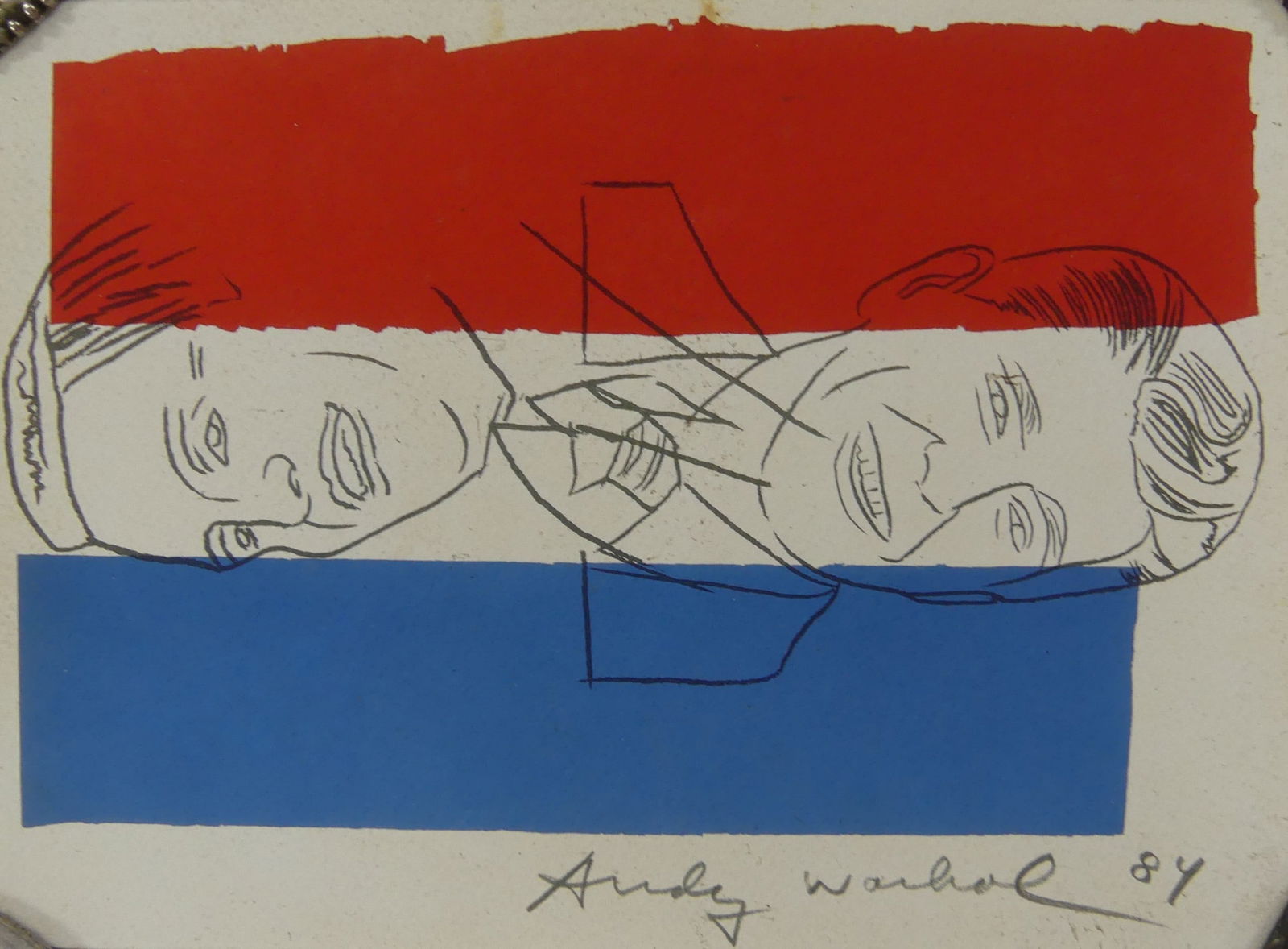 ANDY WARHOL 'ELECTION NIGHT' SIGNED INVITATION (1 of 5)