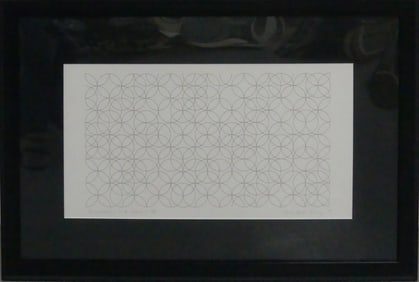 BRIDGET RILEY 'COMPOSITION WITH CIRCLES' SIGNED