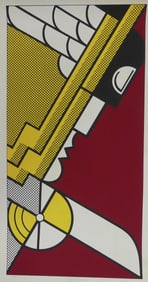 ROY LICHTENSTEIN 'SALUTE TO AVIATION' LITHOGRAPH