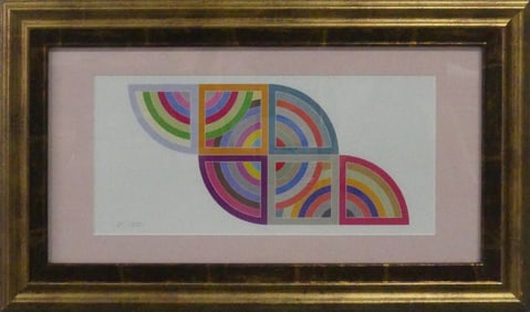 FRANK STELLA 'HARRAN II' SIGNED LITHOGRAPH
