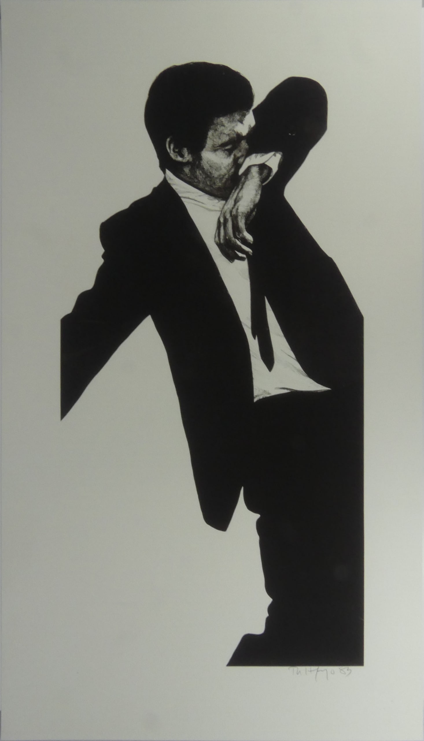 ROBERT LONGO 'MARK' OFFSET LITHOGRAPH (1 of 5)