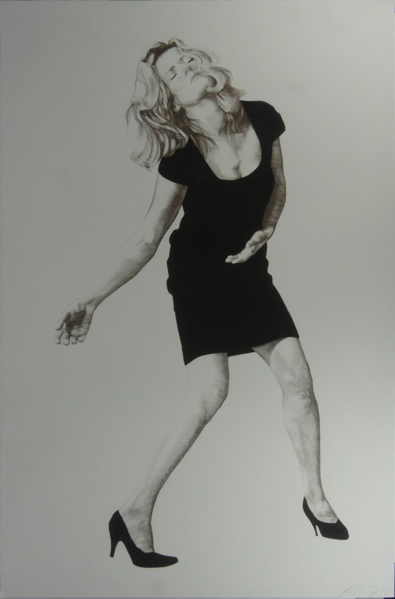 ROBERT LONGO 'BARBARA' OFFSET LITHOGRAPH (1 of 5)