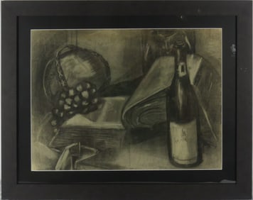 WILLEM DE KOONING (ATTR) CHARCOAL ON PAPER