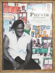 PURVIS YOUNG 'PURVIS OF OVERTOWN' SIGNED POSTER