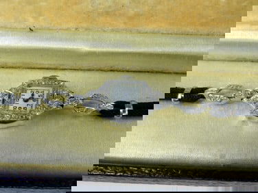 BLANCPAIN 14k WHITE GOLD & DIAMOND LADIES WATCH