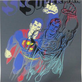 ANDY WARHOL 'SUPERMAN' SCREENPRINT
