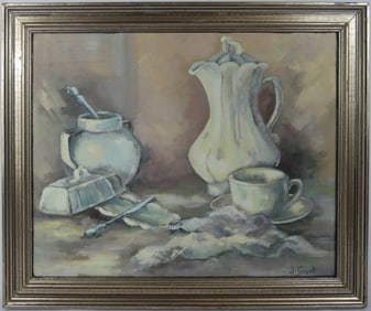 MANNER OF DUNCAN GRANT OIL ON BOARD