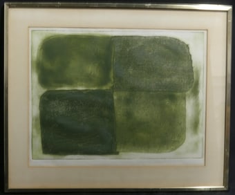 ABSTRACT ETCHING SIGNED 'FIRST STATE 2/2'