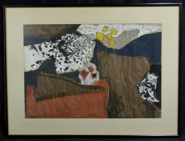 GEORGE NAMA HAND PAINTED COLLAGE