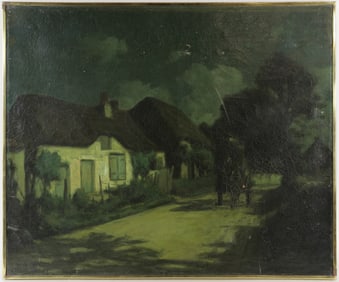 MAURICE GRUN OIL PAINTING ON CANVAS