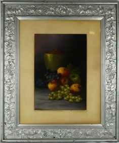 WILLIAM HENRY CHANDLER STILL LIFE PASTEL ON PAPER
