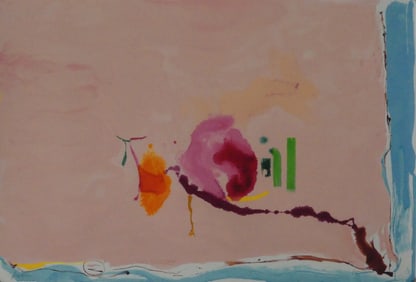 HELEN FRANKENTHALER 'FLIRT' PRINT IN COLORS