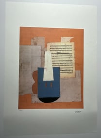 PABLO PICASSO 'COLLAGE' LITHOGRAPH