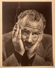 YOUSUF KARSH 'JOHN STEINBECK' SHEET-FED GRAVURE