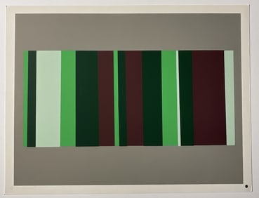 JOSEF ALBERS VINTAGE SILKSCREEN 'INTERACTION...'