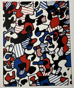 JEAN DUBUFFET VINTAGE SCREENPRINT
