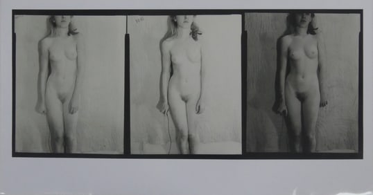 FRANCESCA WOODMAN UNTITLED TRIPTYCH PHOTO-LITHO