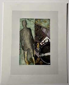 JASPER JOHNS 'THE SEASONS' OFFSET LITHOGRAPH