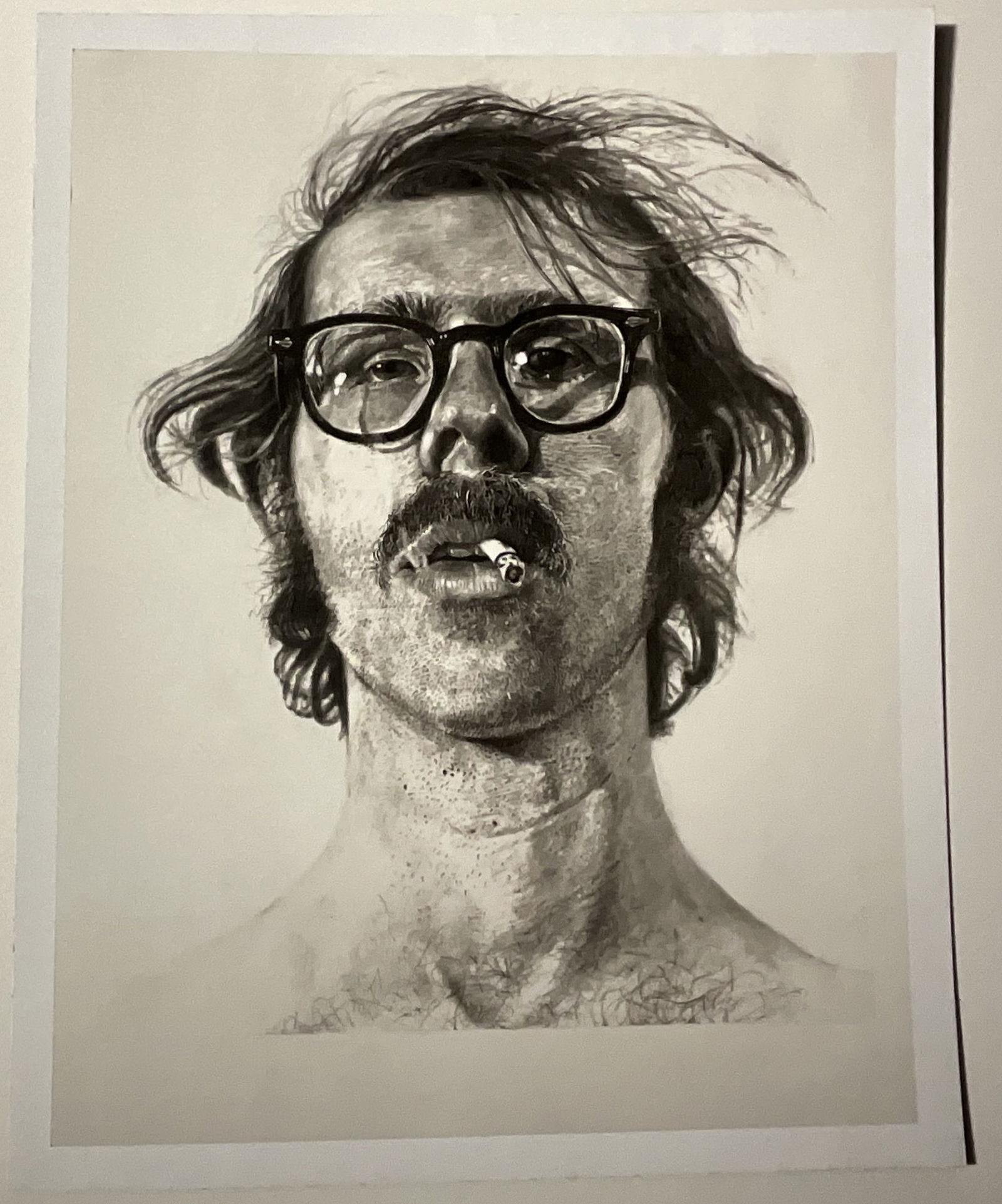 CHUCK CLOSE 'SELF PORTRAIT' OFFSET LITHOGRAPH (1 of 6)