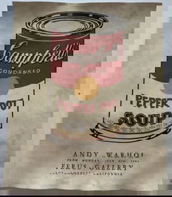 ANDY WARHOL 'FERUS GALLERY - PEPPER POT' PRINT