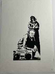 BANKSY 'OLD SKOOL' LITHOGRAPH