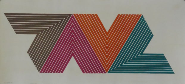 FRANK STELLA 'EMPRESS OF INDIA II' PRINT IN COLORS