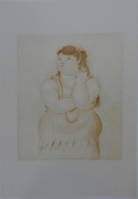 FERNANDO BOTERO 'MUJER FUMANDO' LITHOGRAPH