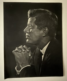 YOUSUF KARSH 'JOHN F. KENNEDY' VINTAGE GRAVURE