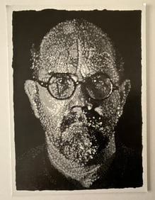 CHUCK CLOSE 'SELF PORTRAIT' PRINT