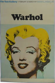 ANDY WARHOL TATE MARILYN MONROE POSTER