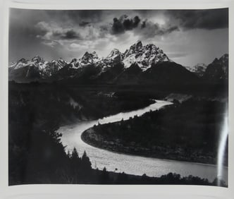 ANSEL ADAMS 'THE TETONS & THE SNAKE RIVER'