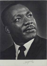 YOUSUF KARSH 'MARTIN LUTHER KING' SIGNED GRAVURE