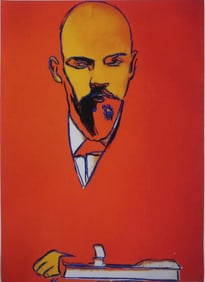 ANDY WARHOL 'RED LENIN' PRINT