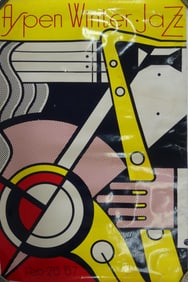 ROY LICHTENSTEIN 'ASPEN WINTER JAZZ' POSTER