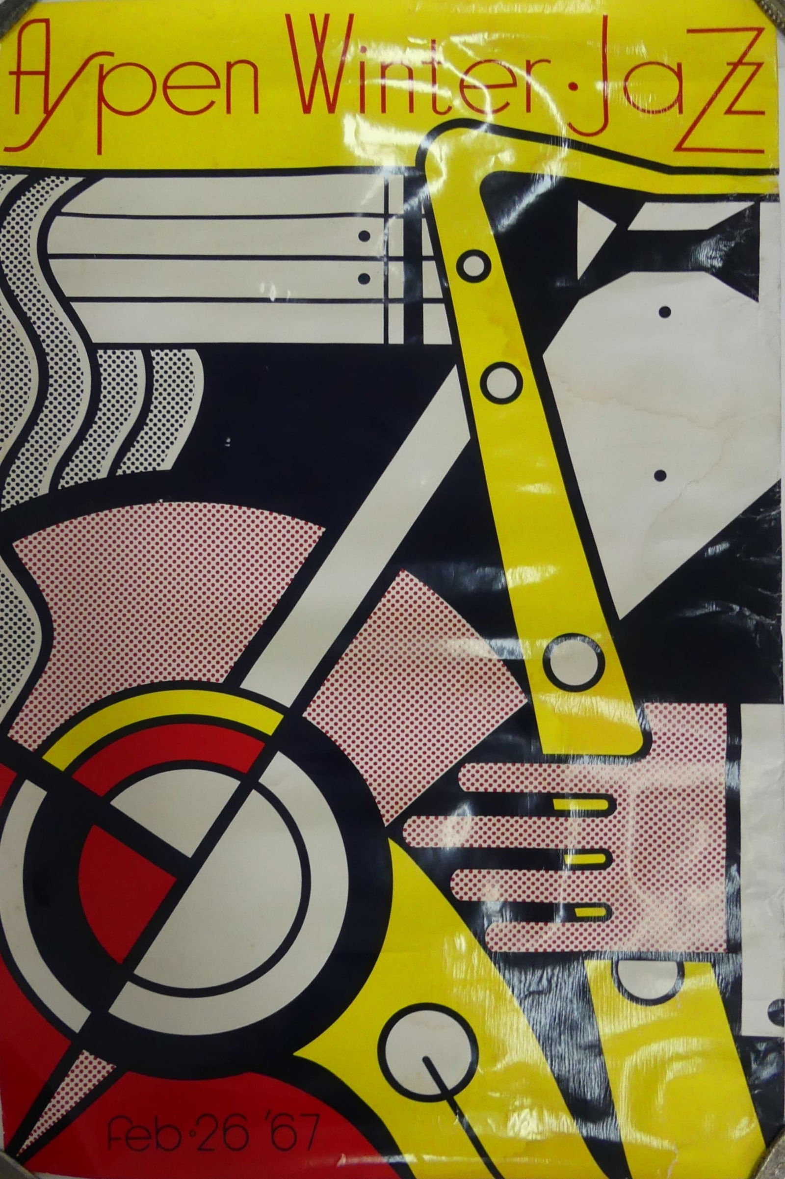 ROY LICHTENSTEIN 'ASPEN WINTER JAZZ' POSTER (1 of 5)