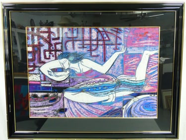 ADRIAN WONG SHUE 'SONGBIRD' SERIGRAPH