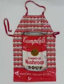 ANDY WARHOL SIGNED CAMPBELL'S SOUP APRON