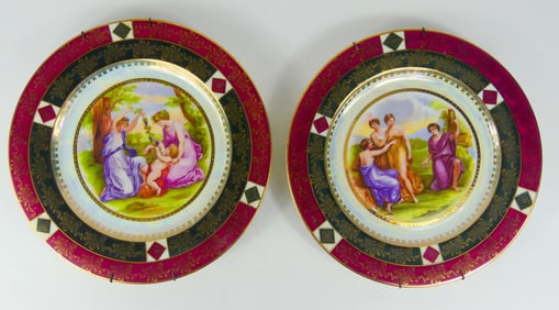 PR CZECH 1857 PORCELAIN CABINET PLATES