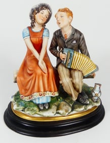 DINO BONALBERTI CAPODIMONTE FIGURES w ACCORDION