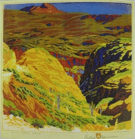 GUSTAVE BAUMANN 'WILD HORSE MESA' OFFSET LITHO
